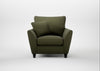 Torino Armchair Smart Cotton Linen Myrtle / Black