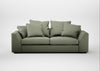 Cumulus 4 Seater Sofa Capelo Linen-Cotton Sage