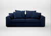 Cumulus 4 Seater Sofa Smart Cotton Linen Indigo