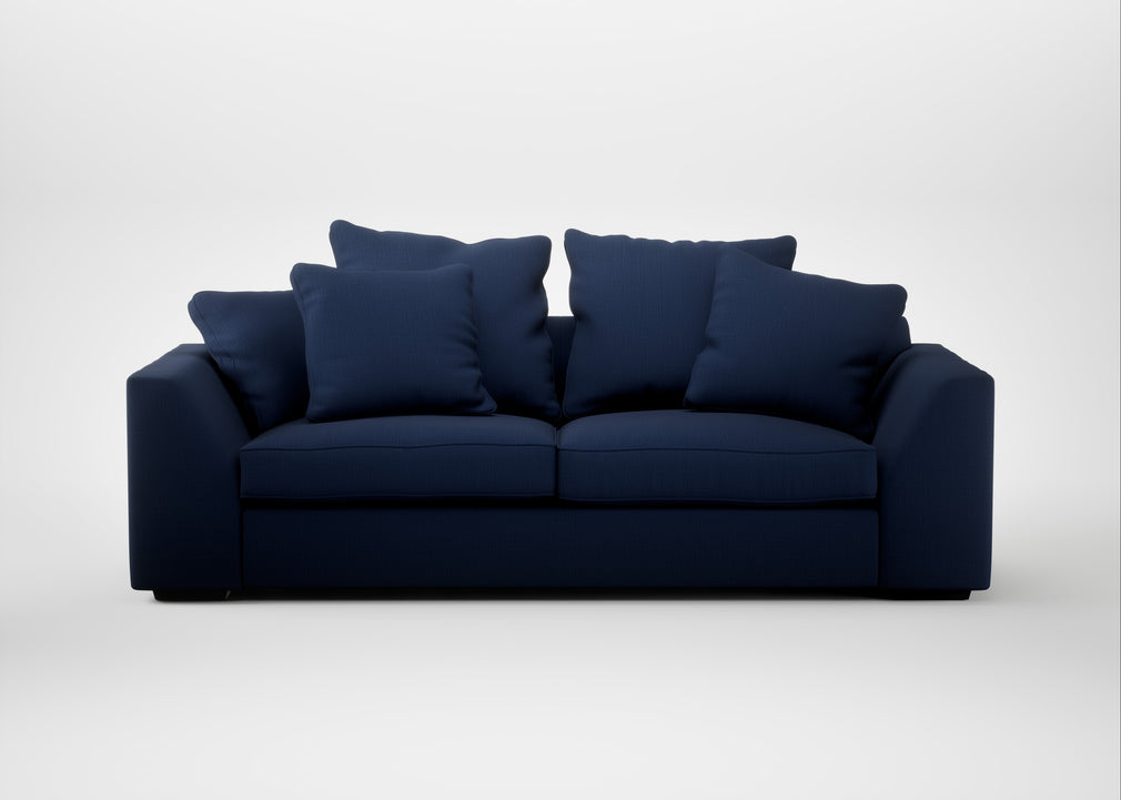 Cumulus 4 Seater Sofa Smart Cotton Linen Indigo