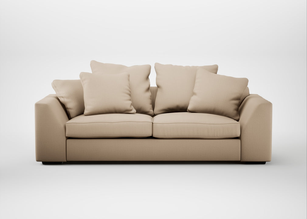 Cumulus 4 Seater Sofa Smart Cotton Linen Rice