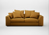Cumulus 4 Seater Sofa Smart Cotton Linen Sahara