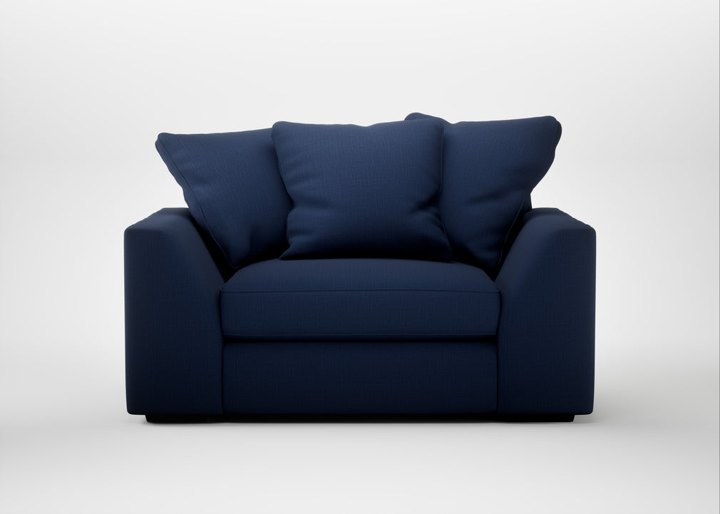 Cumulus Loveseat Smart Cotton Linen Indigo