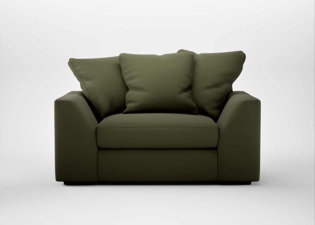 Cumulus Loveseat Smart Cotton Linen Myrtle