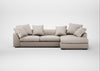 Cumulus Right Hand Facing Corner Sofa Capelo Linen-Cotton Sesame