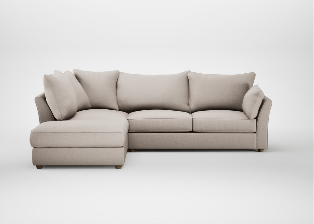 Tailor Left Hand Facing Corner Sofa Capelo Linen-Cotton Sesame / Natural