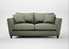 Torino 3 Seater Sofa Capelo Linen-Cotton Sage / Walnut Stained