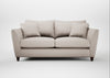 Torino 3 Seater Sofa Capelo Linen-Cotton Sesame / Walnut Stained
