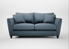 Torino 3 Seater Sofa Smart Cotton Linen Celestial / Black