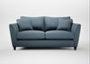 Torino 3 Seater Sofa Smart Cotton Linen Celestial / Walnut Stained