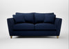 Torino 3 Seater Sofa Smart Cotton Linen Indigo / Natural