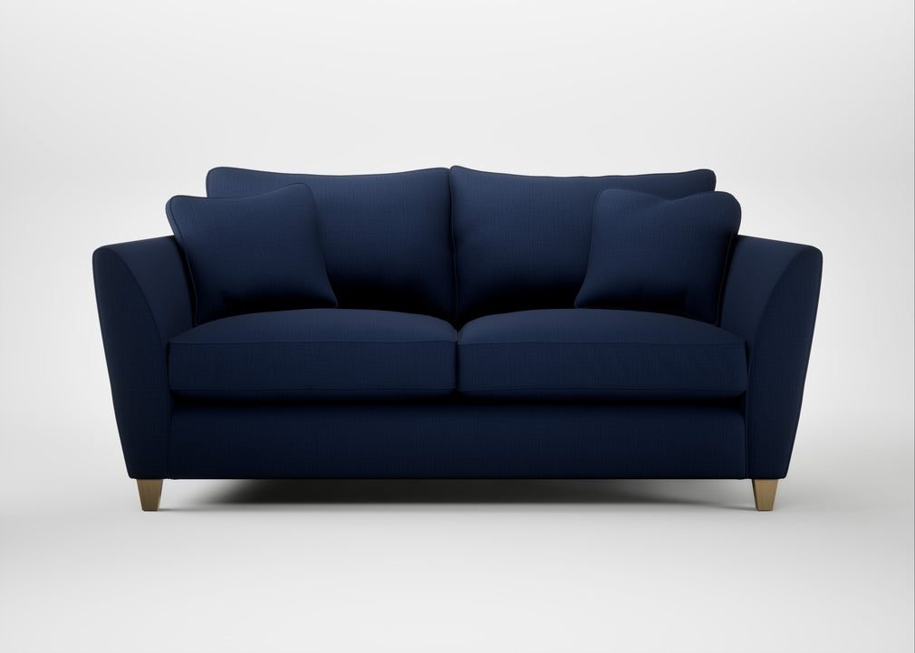 Torino 3 Seater Sofa Smart Cotton Linen Indigo / Natural