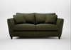 Torino 3 Seater Sofa Smart Cotton Linen Myrtle / Walnut Stained