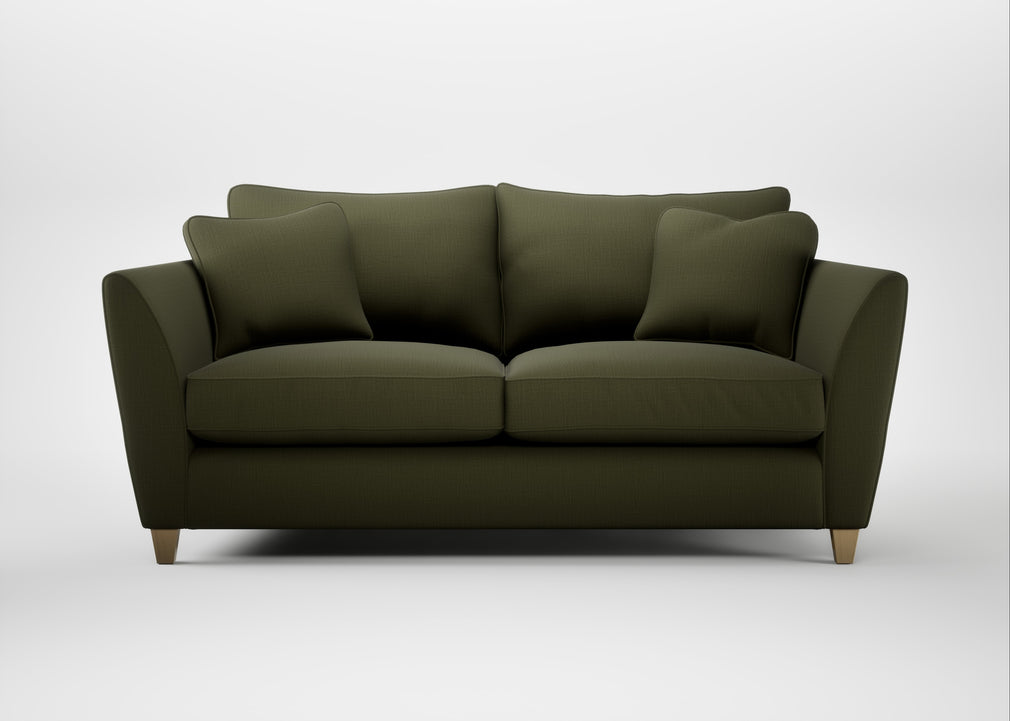 Torino 3 Seater Sofa Smart Cotton Linen Myrtle / Natural