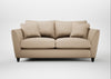 Torino 3 Seater Sofa Smart Cotton Linen Rice / Black