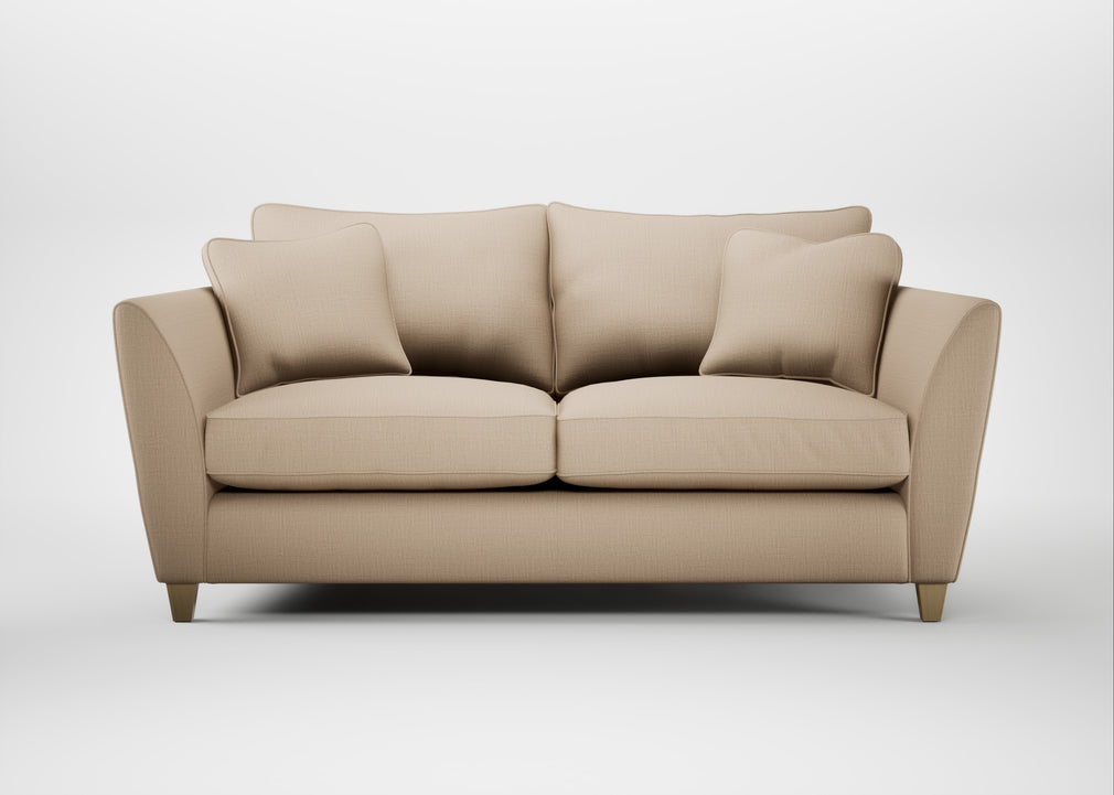 Torino 3 Seater Sofa Smart Cotton Linen Rice / Natural