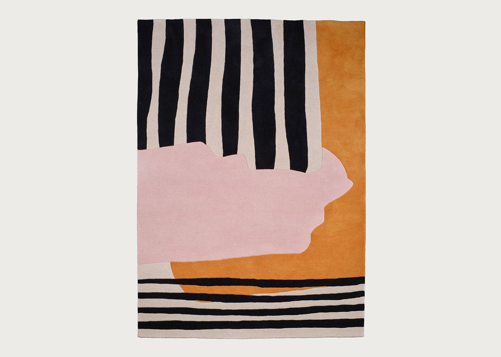 Heal's + L.F.Markey Solstice Rug Pink & Orange