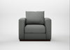 Trento Armchair Boucle Steel