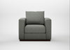 Trento Armchair Boucle Tweed Lapis