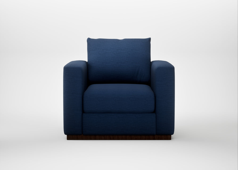 Trento Armchair Broad Weave Lagoon