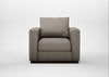 Trento Armchair Broad Weave Pebble