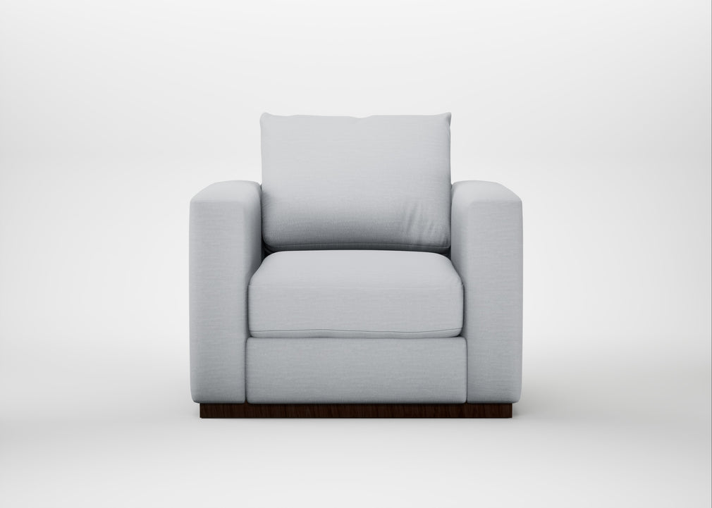 Trento Armchair Broad Weave Tin
