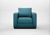 Trento Armchair Brushed Cotton Cadet