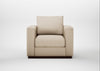 Trento Armchair Brushed Cotton Oat