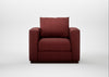 Trento Armchair Capelo Linen-Cotton Etruscan Red