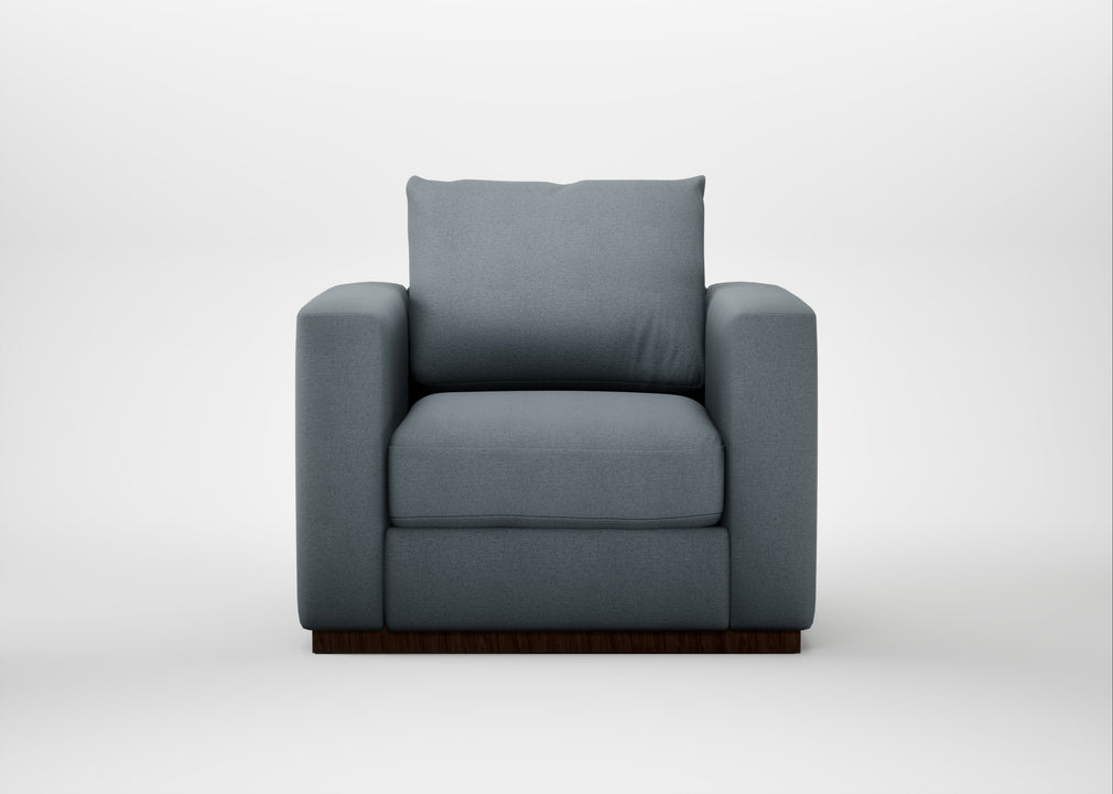 Trento Armchair Capelo Linen-Cotton Mineral