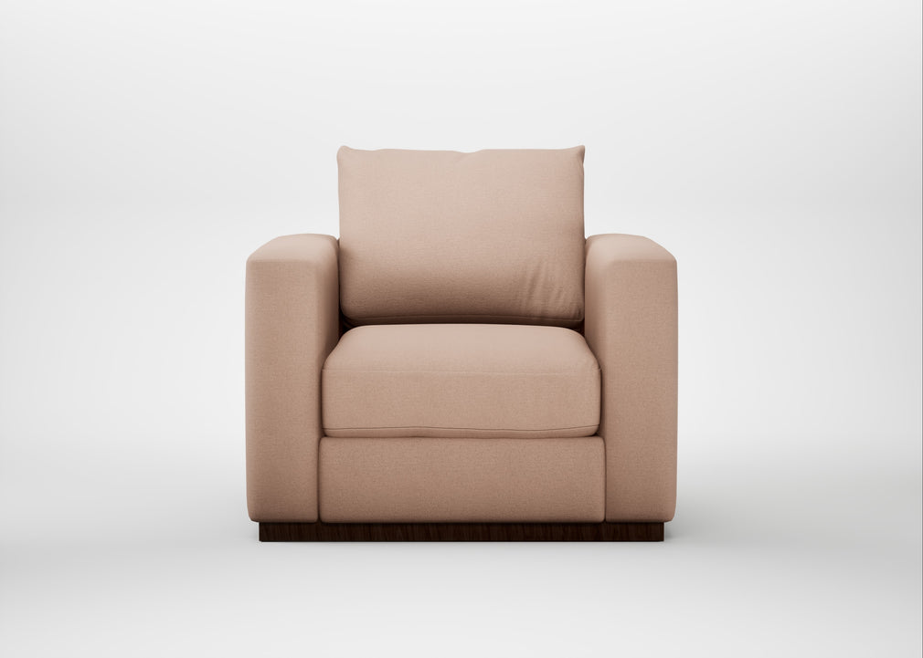 Trento Armchair Capelo Linen-Cotton Rosedale