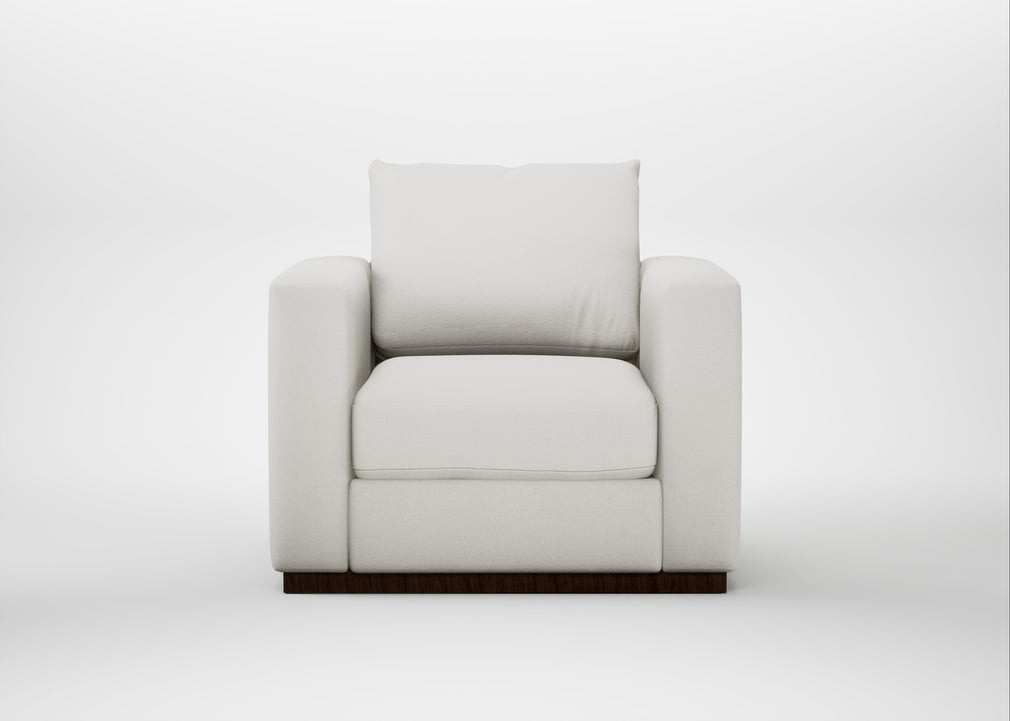 Trento Armchair Capelo Linen-Cotton Sea Salt