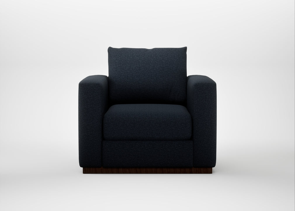 Trento Armchair Loop Twill Midnight