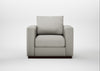 Trento Armchair Melton Wool Limestone
