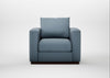 Trento Armchair Smart Cotton Linen Celestial