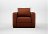 Trento Armchair Smart Cotton Linen Rust