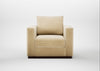 Trento Armchair Smart Luxe Velvet Biscuit