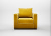 Trento Armchair Smart Luxe Velvet Canary