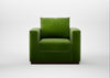 Trento Armchair Smart Luxe Velvet Grass