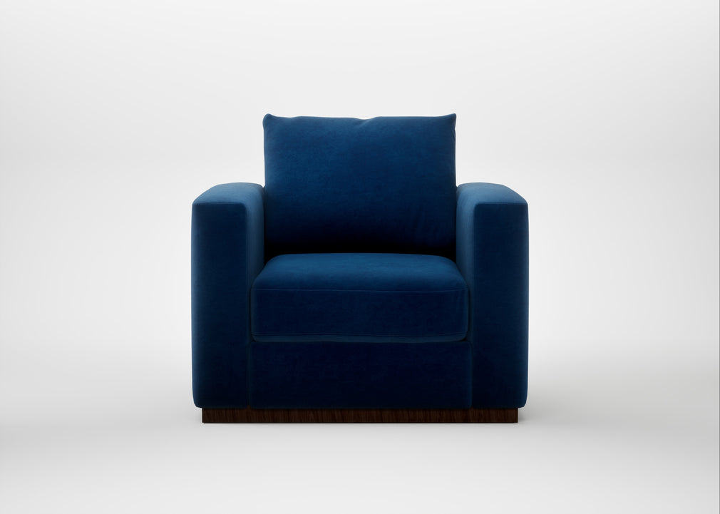 Trento Armchair Smart Velvet Dusk