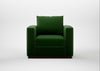 Trento Armchair Smart Velvet Forest