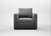 Trento Armchair Smart Velvet Mercury
