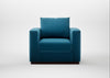 Trento Armchair Smart Velvet Ocean Blue