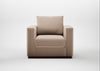 Trento Armchair Smart Velvet Pebble