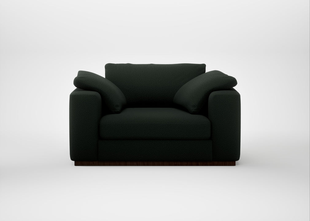 Trento Loveseat Boucle Fern