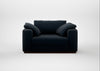 Trento Loveseat Boucle Velvet Space