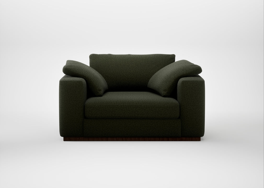 Trento Loveseat Boucle Velvet Wilder