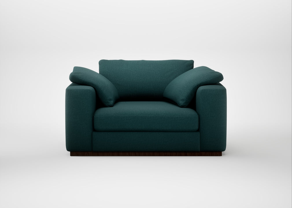 Trento Loveseat Brushed Cotton Pine