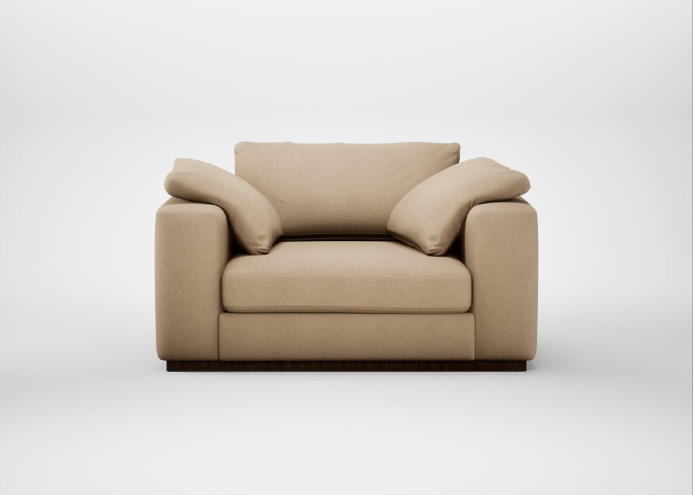 Trento Loveseat Capelo Linen-Cotton Bamboo
