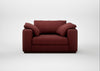 Trento Loveseat Capelo Linen-Cotton Etruscan Red